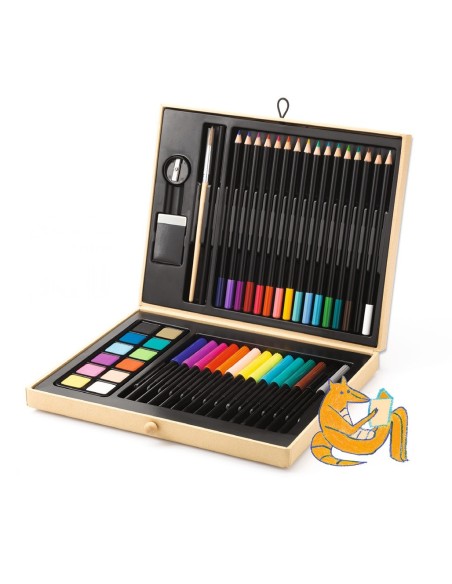 Caixa de colors, retoladors i pintures Djeco