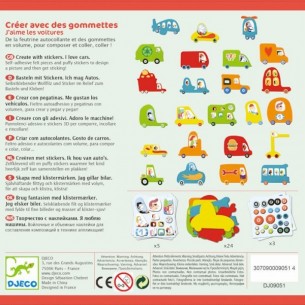 Crea con Stickers - Los Coches 2