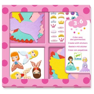 Crea con Stickers - Princesas
