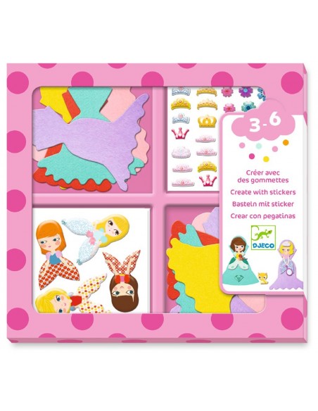 Crea amb Stickers - Princeses