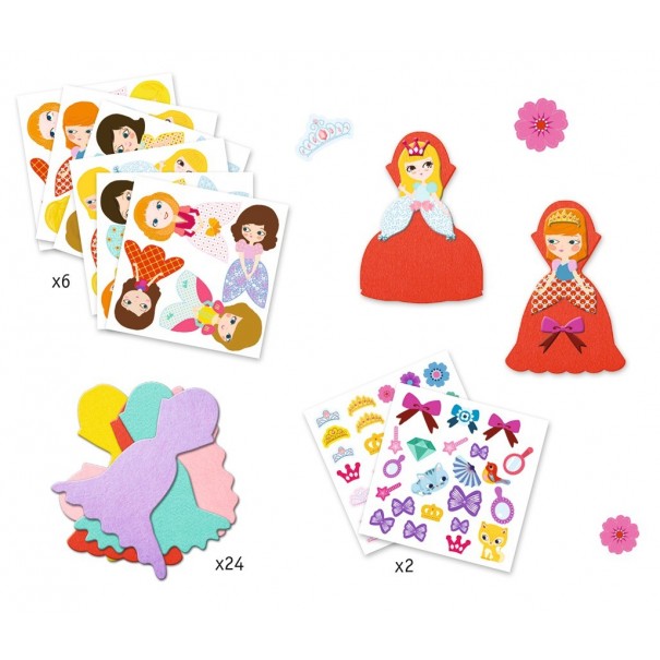 Crea amb Stickers - Princeses