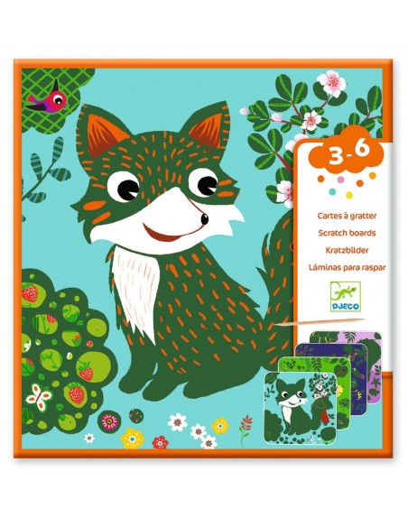 Quadres per raspar - Petits Animals