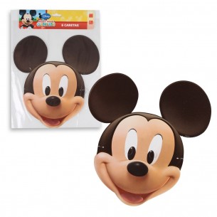 Mascara de Papel Mickey - 6...