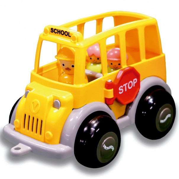 Bus Escolar + 3 personatges