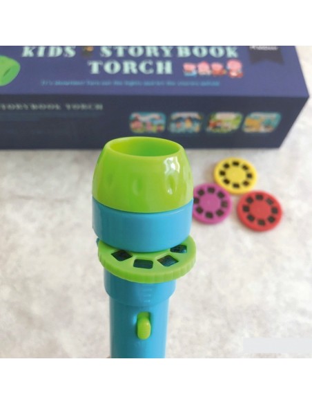 Linterna proyector de 4 cuentos