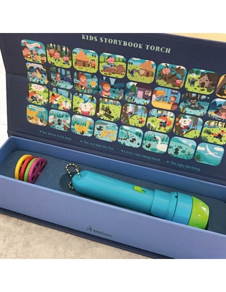 Linterna proyector de 4 cuentos