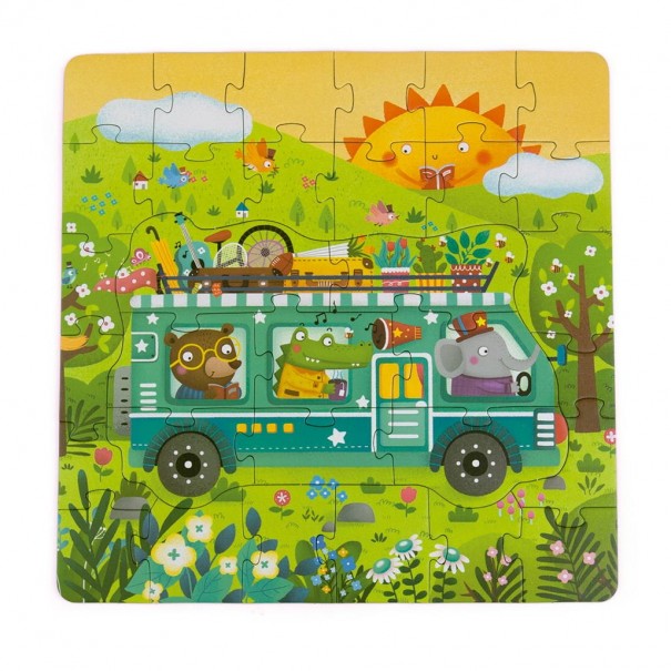 4 puzles progressius - Estacions