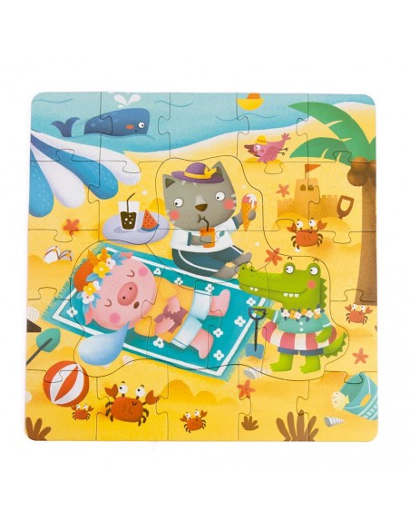 4 puzles progressius - Estacions