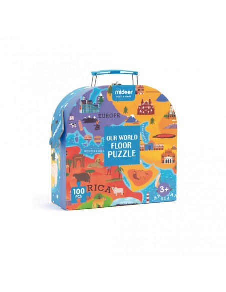 Puzle Mapamundi - 100 pzs