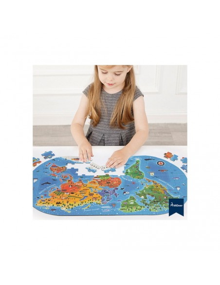 Puzle Mapamundi - 100 pzs