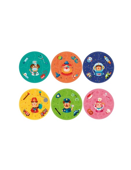 6 Puzles de les professions - 5 pcs.