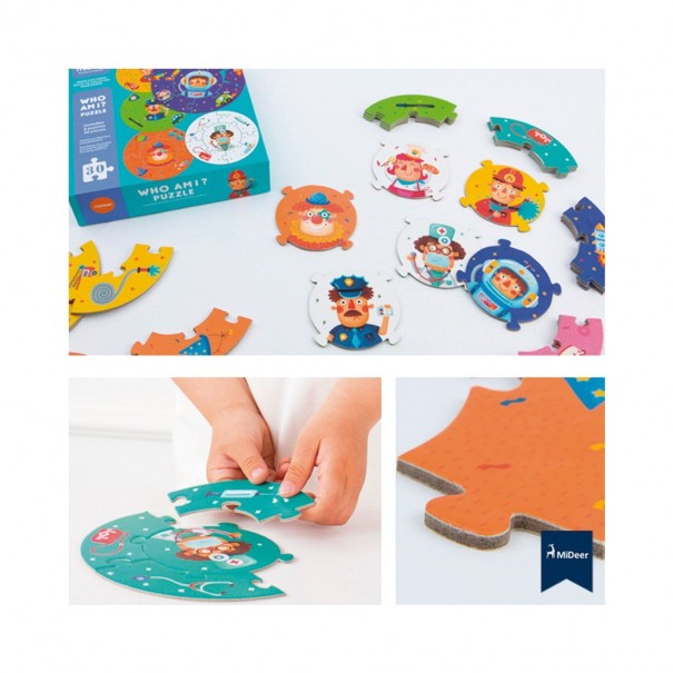 6 Puzles de les professions - 5 pcs.