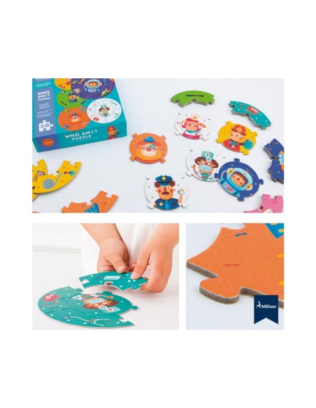 6 Puzles de les professions - 5 pcs.