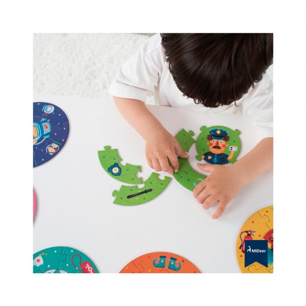 6 Puzles de les professions - 5 pcs.