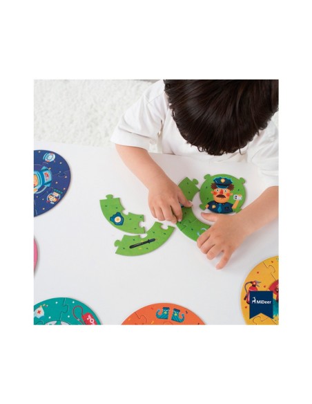 6 puzles de las profesiones 5 pzs.