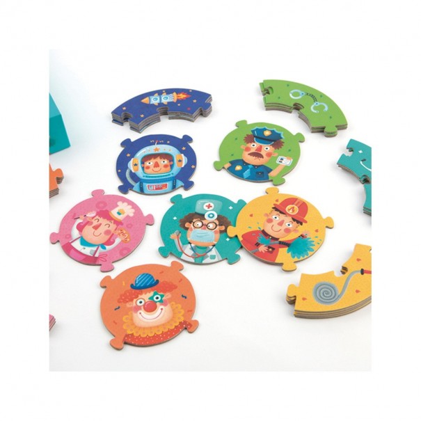 6 Puzles de les professions - 5 pcs.