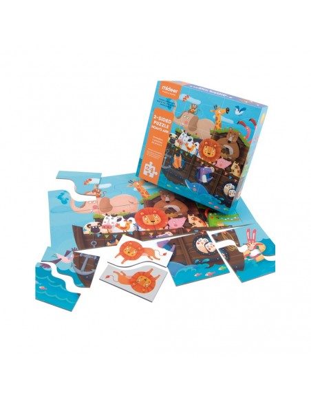 Puzle reversible Arca de Noé - 24 pzs-