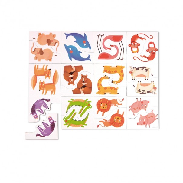 Puzle reversible Arca de Noè - 24 pcs