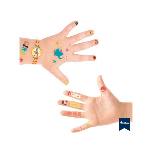 Tatuajes para uñas y piel - 234 uds.