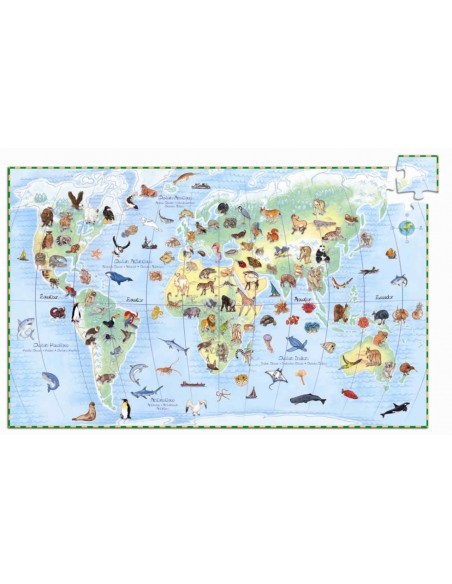 Puzle de los Animales del Mundo - 100 pzs.