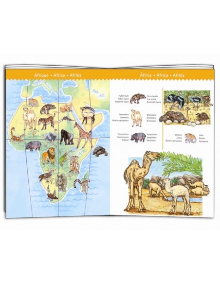 Puzle de los Animales del Mundo - 100 pzs.