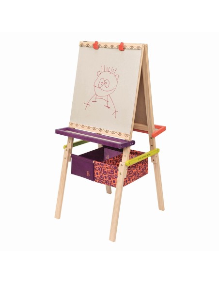 Pizarra Doble de Pie con Bandejas