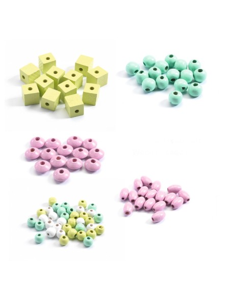 Perlas de Madera - Joyas y Flores