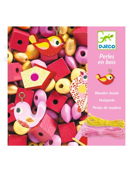 Perlas de Madera - Pájaros