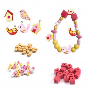 Perles de Fusta - Ocells 2