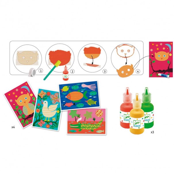 Pintar amb cintes adhesives - És màgic!