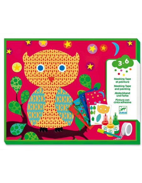 Pintar con cintas adhesivas - ¡Es mágico!