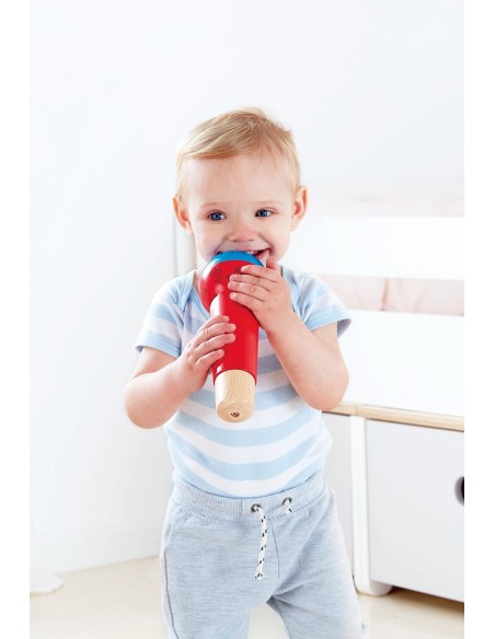 Micrófono de madera Eco Prodigioso Hape