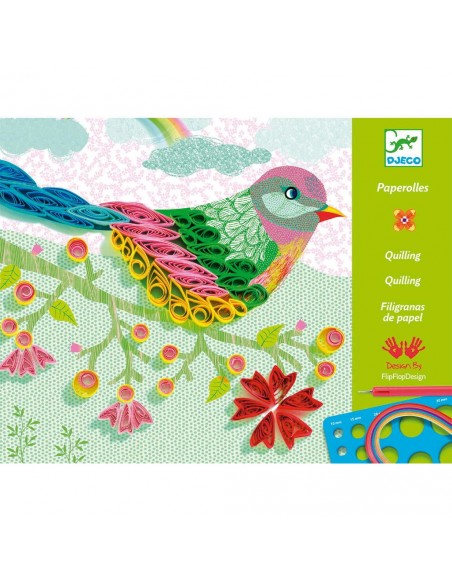 Manualidad - Filigranas en espiral - Estaciones