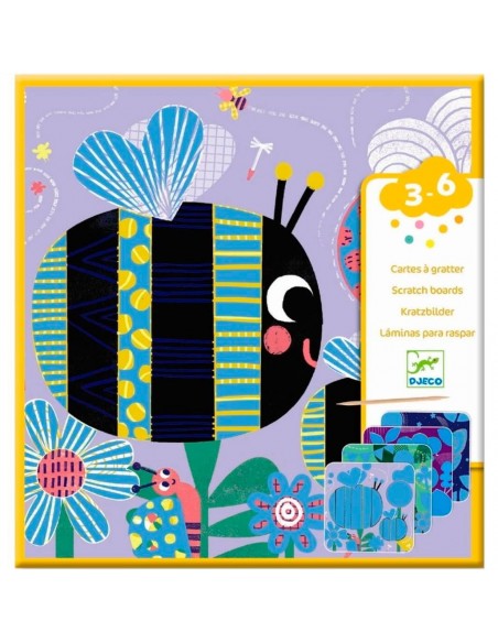 Láminas para rascar - Animales diminutos