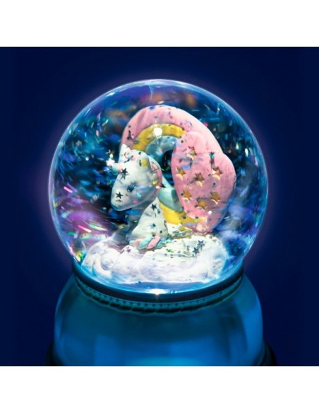 Bola de Neu amb Llum - Unicorn