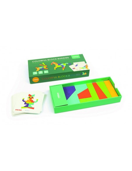 Tangram de Fusta Buddies - 21 pcs.