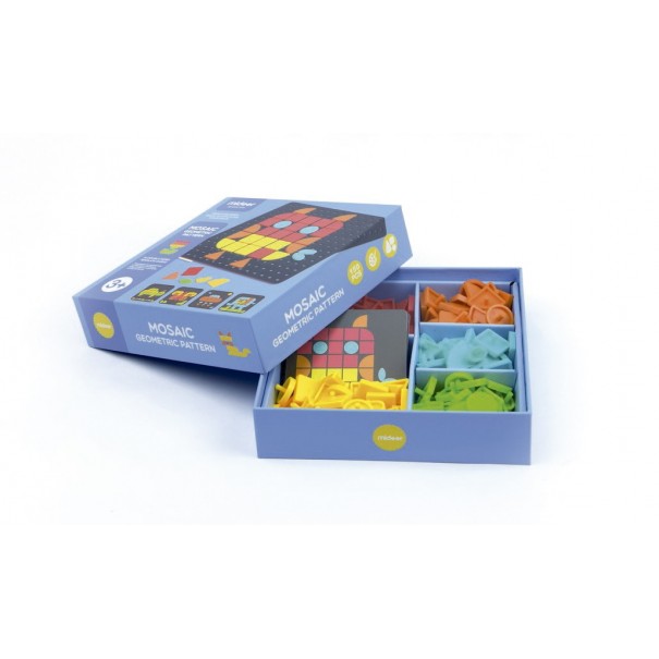 Mosaic geomètric amb plantilles