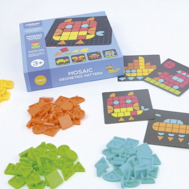 Mosaic geomètric amb plantilles