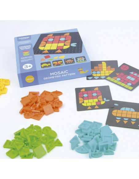 Mosaic geomètric amb plantilles