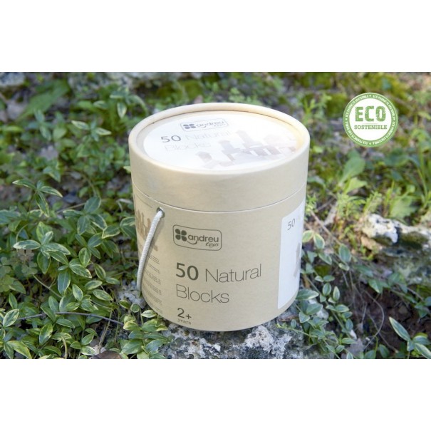 Construcció Fusta Natural 50 pcs -...