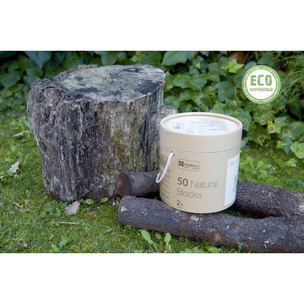 Construcció Fusta Natural 50 pcs -...