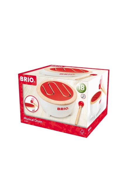 Tambor de fusta de joguina