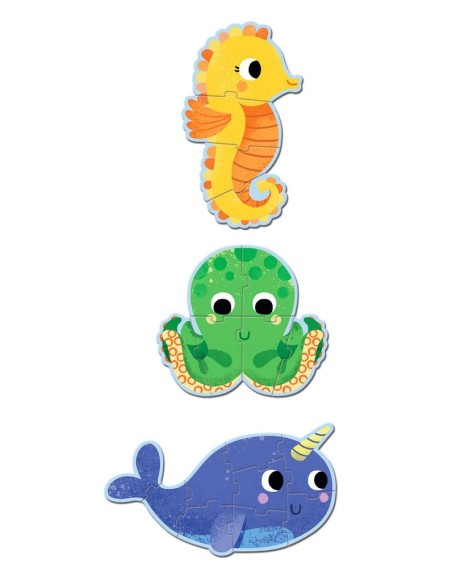 Puzle progresivo Primo en el mar