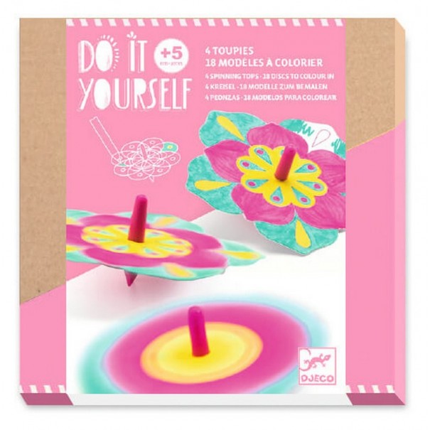 Diseña y monta peonzas - Flores