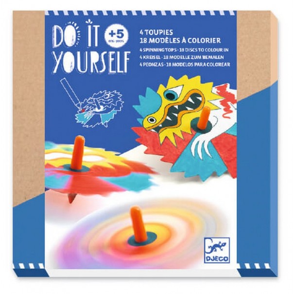 Diseña y monta peonzas -  Dragones