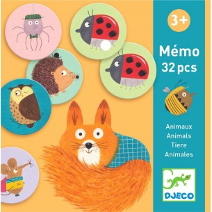 Juego de parejas Mémo Animals