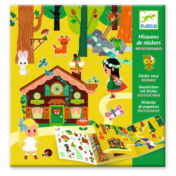 Crea historias con pegatinas - Bosque...