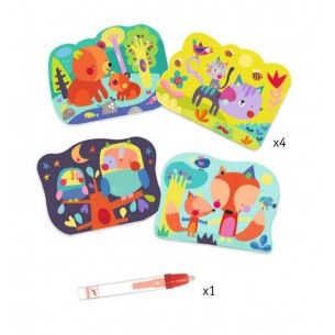 El bosque Dibujos al agua 2