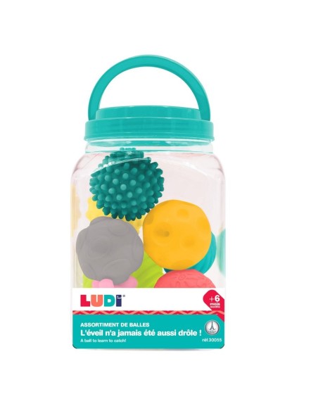 Conjunto de 8 pelotas sensoriales