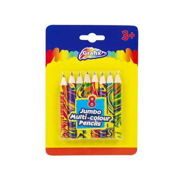 Llapis multicolor de fusta Jumbo